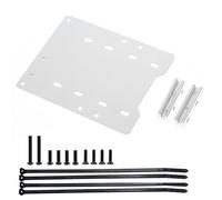 Compatibile Con Traxxas Per X-MAXX HOBBYWING Max5 Castle XLX2 RC Auto Parti Upgrade Piastra Montaggio Regolatore In Lega Di Alluminio CNC 7075-T6 RC Parti Auto(Silver)