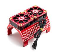 Compatibile Con Traxxas Per X-Maxx Per Arrma Per KRATON Per Outcast 1/5 RC Auto Parti Metallo Doppio Raffreddamento Ventola 4985 1717 Motore Calore Dissipatore RC Auto Giocattoli