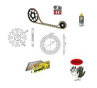 COMPATIBILE CON TRIUMPH Speed Triple ABS 1050 2011-2016 KIT CATENA CORONA PIGNONE PER MOTO TRASMISSIONE DID 530VX LUN 108 MAGLIE,CORONA ACCIAIO P530-Z43,PIGNONE P530-Z18 SPECIFICO