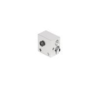 Compatibile con Tronxy, kit Volcano Hot End 20x20mm | Kit hot end Volcano con blocco stile E3DV6 20x20x11mm, alluminio argentato for un efficiente trasferimento di calore.