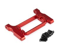 Compatibile Con TRX-4 1/10 RC Crawler Cars Aggiornamenti Parti Accessori Supporto Per Servo Traversa Anteriore In Lega Di Alluminio RC Accessori(Red)