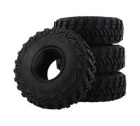 Compatibile Con TRX-4 Per Axial Per SCX10 90046 1/10 RC Crawler Car 120X44mm Pneumatico In Gomma Morbida Ruota Da 1.9 Pollici Per Roccia Per Terreno Fuoristrada RC Pneumatici Ruota