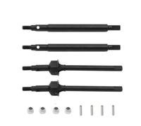 Compatibile Con TRX-4M 1/18 RC Car Upgrade Modifica Accessori Parti Metallo CVD Albero Di Trasmissione Anteriore E Posteriore albero trasmissione rc(Black)
