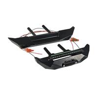 Compatibile Con TRX4, Per Axial, Per SCX10, Per SCX10II, 90046, 1/10 RC Car, Paraurti Anteriore Posteriore In Metallo Con Luci, Parti Di Aggiornamento Paraurti RC