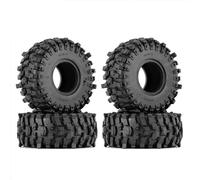 Compatibile Con TRX4 Per Axial SCX10 E SCX10 II RBx10 4 Pezzi 1.9 Beadlock Wheel Rim Set Di Pneumatici In Gomma Per 1/10 RC Crawler Buggy Pneumatici In Gomma RC Pneumatici Ruota