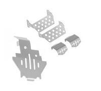 Compatibile Con TRX4 Per Defender 1/10 RC Crawler Car Upgrade Parts Acciaio Inossidabile Per Piastra Paramotore Protettiva Per Asse Del Telaio RC Parti Auto