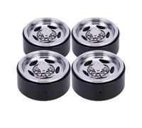 Compatibile Con TRX4 SCX10 Per Capra VS4-10 4 Pezzi 1,9 Pollici In Lega Di Alluminio Beadlock Cinque Raggi Ruote Mozzi Cerchio 1/10 RC Auto Parti Cingolate Ricambi Pneumatici RC