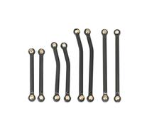 Compatibile Con TRX4M 1/18 Parti Di Ricambio Per Auto Cingolate RC Set Di Collegamenti Per Sospensioni In Metallo Ad Alta Per Altezza Da Per Terra RC Parti Auto(Black)