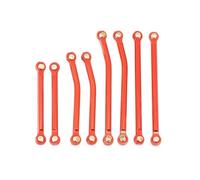 Compatibile Con TRX4M 1/18 Parti Di Ricambio Per Auto Cingolate RC Set Di Collegamenti Per Sospensioni In Metallo Ad Alta Per Altezza Da Per Terra RC Parti Auto(Red)