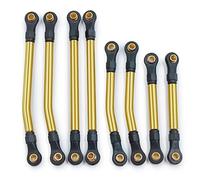 Compatibile Con TRX4M Per Bronco Per Defender 1/18 RC Crawler Auto Telaio Di Collegamento Parti 8PCS Maglie In Metallo Set RC Auto Asta Di Collegamento Rc Biella per auto