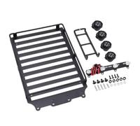 Compatibile Con TRX4M Per Bronco Per Defender AX 8560 1/18 RC Crawler Parti Di Aggiornamento Tetto In Metallo Faretto Portapacchi RC Parti Auto