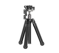 Compatibile con Ulanzi, mini treppiede portatile MT-63 da 26 cm con testa panoramica a 360° for riprese orizzontali e verticali con fotocamera for smartphone