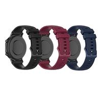 Compatibile con Umidigi Uwatch 3/Umidigi UFit/Umidigi Uwatch GT Cinturino di ricambio in silicone, morbido e confortevole per Umidigi Uwatch 3/Umidigi Uwatch GT Smartwatch Tracker Braccialetti 19 mm