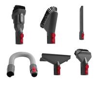 Compatibile con V7 V8 V10 V11 V12 V15 G5, set di spazzole multisuperficie 3 in 1, ugello di aspirazione piatto con materasso e testine rotonde morbide(6-piece set)