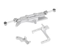 Compatibile Con Vanquish VS4-10 Per Phoenix F10 1/10 RC Parti Di Aggiornamento Per Auto Kit Sterzo Idraulico In Alluminio CNC Con Servo Supporto Fai Da Te RC Parti Auto(Silver)