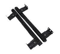 Compatibile con vassoio estraibile cuscinetti a sfera, staffa di sospensione regolabile, binario guida, guide telescopiche for cassetti, nere