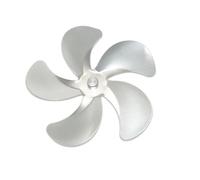 Compatibile con ventola di riscaldamento a 5 pale, ventola di ricambio alimentata a calore for camino(Silver)