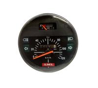 Compatibile Con Vespa LML STELLA Contachilometri 100MM 0-120KM Quadrante Nero