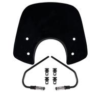 Compatibile Con Vespa Per Primavera 150 Per GTS 250 300 2017-2019 Parabrezza Deflettore Del Per Vento Vite Di Espansione Staffa Moto Parabrezza(Black)