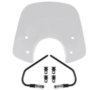 Compatibile Con Vespa Per Primavera 150 Per GTS 250 300 2017-2019 Parabrezza Deflettore Del Per Vento Vite Di Espansione Staffa Moto Parabrezza(Clear)