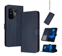 Compatibile con Vivo S30 Pro mini Custodia protettiva,Compatibile con Vivo X200 FE 5G V2503 Custodia in Pelle Case Cover Blue