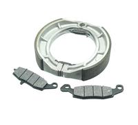 Compatibile con VL800C C50C Boulevard 2008 2014 VL800T C50T Boulevard 2005 2016 Modelli di moto Pastiglie freno anteriori Kit ganasce freno posteriori Set