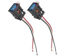 Compatibile Con Volvo Per C30 2006-2012 2 Pezzi 3 Pin Bobina Accensione Connettore Precablato Spina Impermeabile Kit Montaggio Elettrico Connettore Bobina Spina