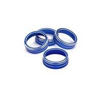 Compatibile Con Volvo Per S60 V60 XC60 S60 V40 Pulsante Rotante Per Aria Condizionata Copertura Dell'interruttore Controllo Riscaldamento Dell'aria Condizionata Adesivi Auto(Blu)