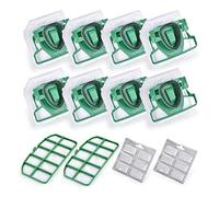 Compatibile con Vorwerk Kobold VK200 FP200 Aspirapolvere 8 Sacchetti 2 Filtri HEPA 12 Kit Fragranze