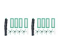 Compatibile con Vorwerk Kobold VR200 VR300 - N02R-2X Kit spazzola a rullo, spazzole laterali e filtro HEPA