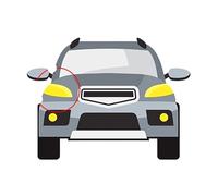 Compatibile con Voyah FREE 2025 Accessori for auto Copriobiettivo for fari Paralume trasparente Guscio for fari Alloggiamento for fari(High Right)