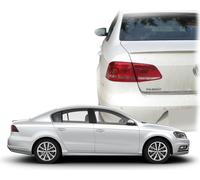 Compatibile Con VW PASSAT B7 Spoiler L R-LINE Heckspoiler Lippe Nero Opaco