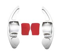 Compatibile Con VW Per Golf 6 Per Scirocco 2009 2010 2011 2012 2013 2014 2015 1 Paio Di Estensioni Per Leve Del Cambio Diretto Al Volante Dell'auto(Silver)