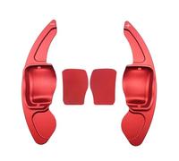 Compatibile Con VW Per Golf 6 Per Scirocco 2009 2010 2011 2012 2013 2014 2015 1 Paio Di Estensioni Per Leve Del Cambio Diretto Al Volante Dell'auto(Red)