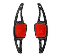 Compatibile Con VW Per Passat B8 Per GTI Per Rline E 1 Paio Di Estensioni Per Le Leve Del Cambio Al Volante In Fibra Di Carbonio Per Auto Accessori Interni(Carbon fiber black)