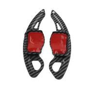 Compatibile Con VW Per Sharan Per Beetle 2012 2013 2014 2015 2016 1 Paio Di Adesivi Per L'estensione Del Cambio Al Volante Dell'auto(Carbon Fiber Red)