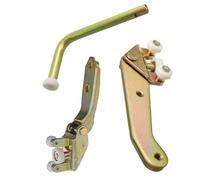 Compatibile con VW Transporter IV per Kasten 1990-2003 1 Set di pulegge per Cerniere per Porte scorrevoli, Guide di Scorrimento Superiori, centrali e Inferiori, Porta Scorrevole Sinistra