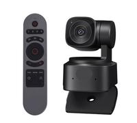 Compatibile con webcam OBSBOT Tiny SE 1080P 100FPS for PC, telecamera for streaming PTZ sensore da 1/2,8", controllo gestuale(Tiny SE Remote Combo)