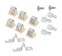 Compatibile con Whirlpool,Compatibile con Kenmore Accessorio asciugatrice | 2 set kit serratura e battente porta ricambio cod 279570, sostituisce 279570M/WE1X1192/236877