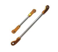Compatibile Con WLtoys 104006 104010 104020 104026 RC Car Upgrade Parts Barra Dello Sterzo In Metallo E Asta Del Servo Dell'asse Anteriore Collegamento Auto RC(Yellow)