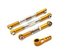 Compatibile Con Wltoys 104009 104016 104018 1/10 RC Accessori Di Aggiornamento Per Auto Sterzo Per Set Di Aste Di Collegamento Del Braccio Oscillante Dello Sterzo Rc Biella per auto