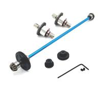 Compatibile Con Wltoys 124016 124017 Per RIaarIo AM-X12 1/12 RC Auto Parti Upgrade Differenziale Metallo E Assemblaggio Albero Di Trasmissione Centrale RC Parti Auto(Blue)