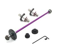 Compatibile Con Wltoys 124016 124017 Per RIaarIo AM-X12 1/12 RC Auto Parti Upgrade Differenziale Metallo E Assemblaggio Albero Di Trasmissione Centrale RC Parti Auto(Purple)