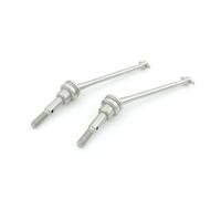 Compatibile Con WLtoys 12423 12427 12428 1/12 RC Crawler Car Truck Upgrade Parts Accessori 2 Pezzi Albero Di Trasmissione Anteriore In Metallo CVD Albero trasmissione rc(Silver)