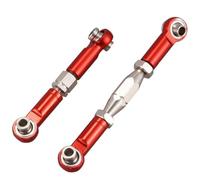 Compatibile Con Wltoys 144001 1/14 RC Auto Aggiornamenti Parti Di Collegamento In Metallo Servo Pull Rod Sterzo Tirante Set Rosso RC Parti Auto