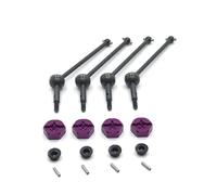 Compatibile Con WLtoys 144001 144002 124016 124017 124018 124019 RC Car Accessories Upgrade Parts Prima E Dopo L'accoppiamento CVD albero trasmissione rc(Purple)