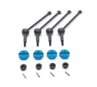 Compatibile Con WLtoys 144001 144002 124016 124017 124018 124019 RC Car Accessories Upgrade Parts Prima E Dopo L'accoppiamento CVD albero trasmissione rc(Blue)