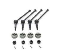 Compatibile Con WLtoys 144001 144002 124016 124017 124018 124019 RC Car Accessories Upgrade Parts Prima E Dopo L'accoppiamento CVD Albero trasmissione rc(Gray)