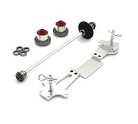 Compatibile Con Wltoys 144001 144010 144016 144018 Per RIaarIo Metallo Secondo Piano Bordo Differenziale Albero Di Trasmissione Centrale 1/14 RC Parti Di Automobili Ricambi Per Auto RC
