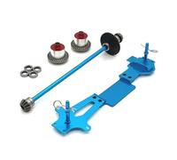 Compatibile Con Wltoys 144001 144010 144016 144018 Per RIaarIo Metallo Secondo Piano Bordo Differenziale Albero Di Trasmissione Centrale 1/14 RC Parti Di Automobili Modelli Accessori(Blue)